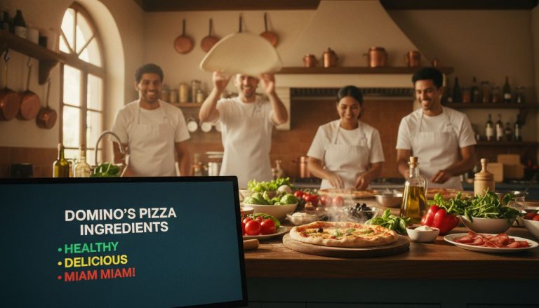 Domino’s Pizza Ingredients: Healthy, Delicious, Miam Miam!