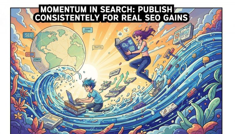 Momentum in Search: Publish Consistently for Real SEO Gains