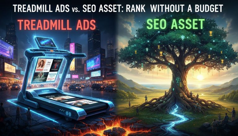Treadmill Ads vs. SEO Asset: Rank Without a Budget