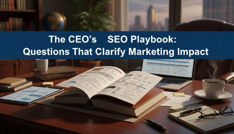 The CEO’s SEO Playbook: Questions That Clarify Marketing Impact