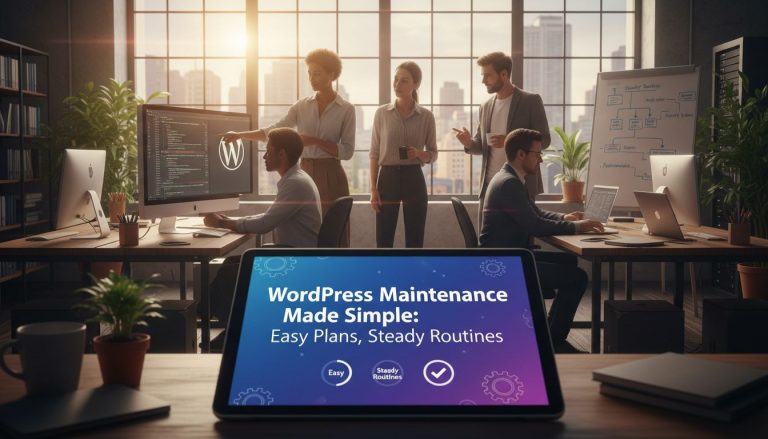 WordPress Maintenance Made Simple: Easy Plans, Steady Routines