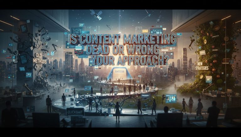 Is Content Marketing Dead or Wrong Your Approach?