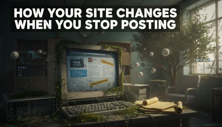 How Your Site Changes When You Stop Posting