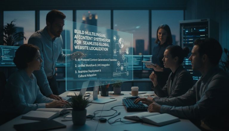 Build Multilingual AI Content Systems for Seamless Global Website Localization