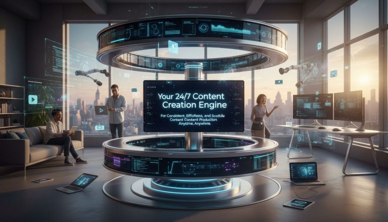 24/7 Content Creation Engine for Effortless, Scalable Production Anytime