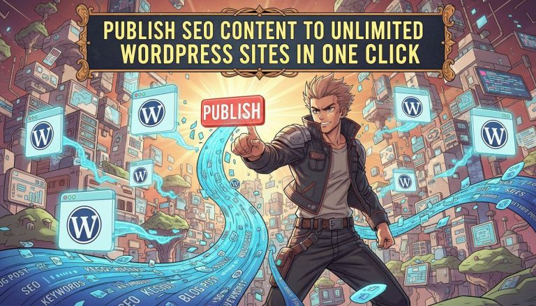 Publish SEO Content to Unlimited WordPress Sites in One Click