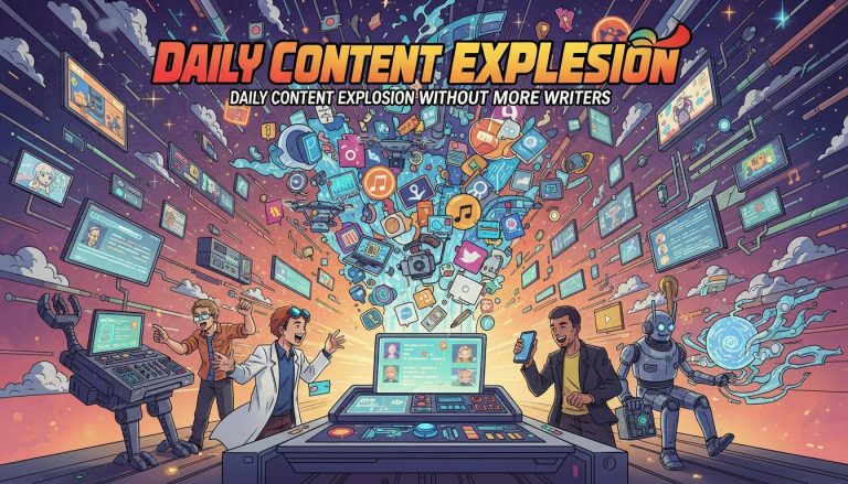 Daily Content Explosion Without More Writers