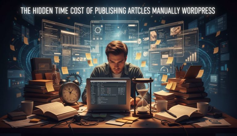 The Hidden Time Cost of Publishing Articles Manually in WordPress