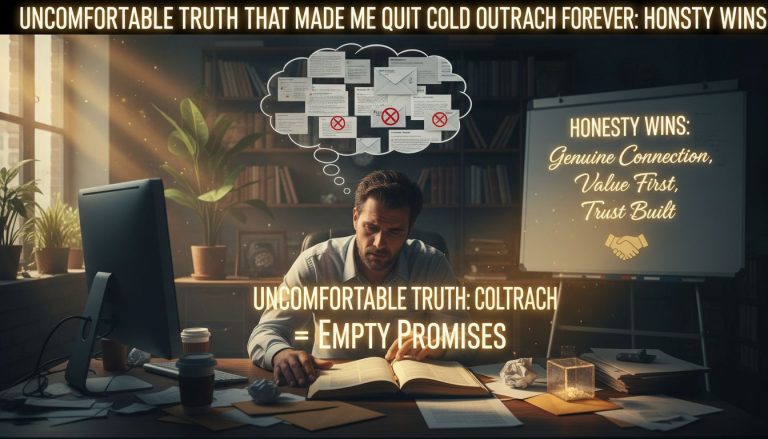 Uncomfortable Truth That Made Me Quit Cold Outreach Forever: Honesty Wins