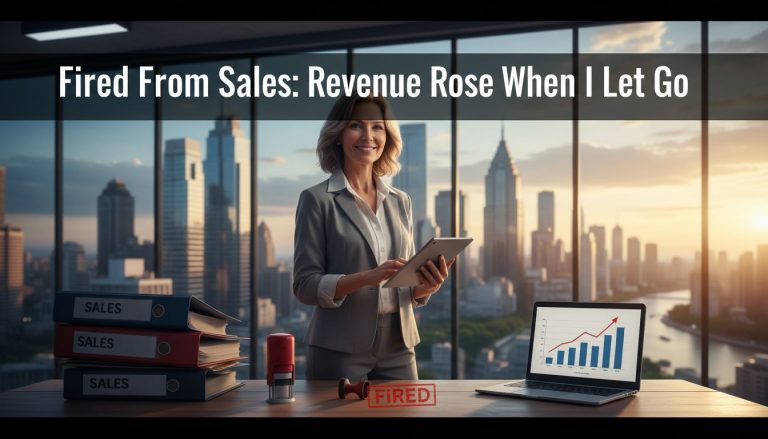 Fired From Sales: Revenue Rose When I Let Go