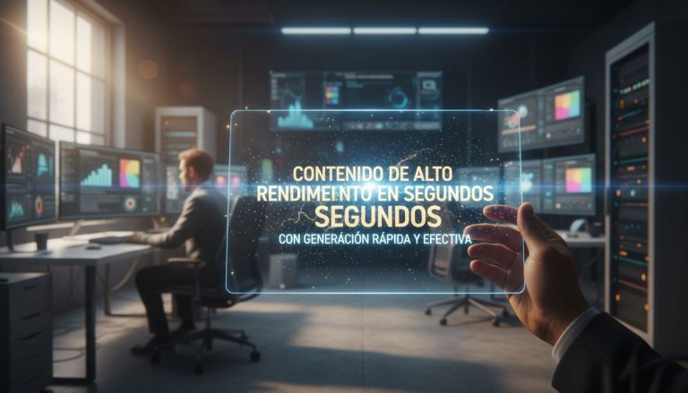 Contenido de alto rendimiento en segundos con generación rápida y efectiva