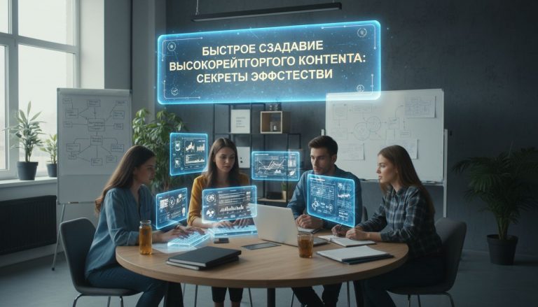 Быстрое создание высокорейтингового контента: секреты эффективности