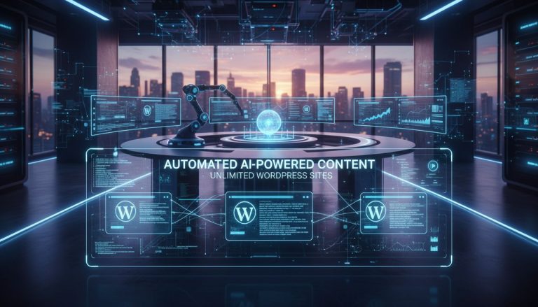 Automated AI Content for Unlimited WordPress Sites | Boost Efficiency