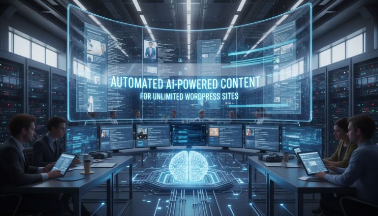 Contenuti AI automatizzati per siti WordPress illimitati e efficaci