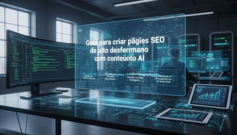 Guia para criar páginas SEO de alto desempenho com conteúdo AI