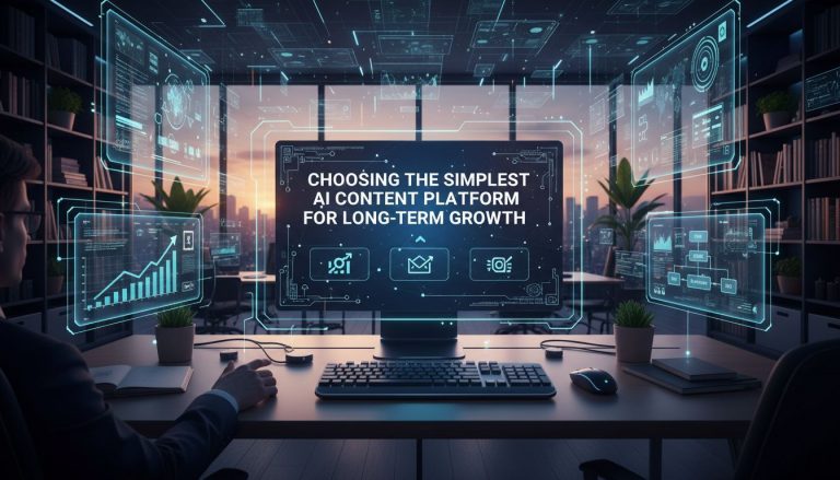 How to Choose the Simplest AI Content Platform for Long-Term Growth