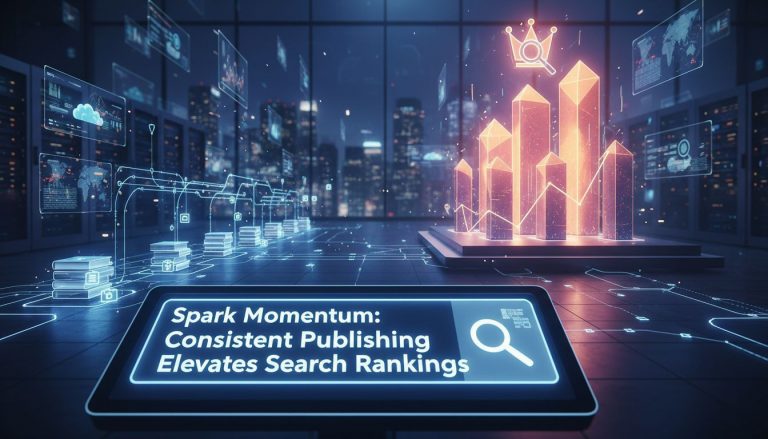 Spark Momentum: Consistent Publishing Elevates Search Rankings