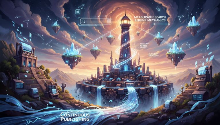 Kontinuierliches Publizieren baut messbare Suchmaschinen-Mechanik auf