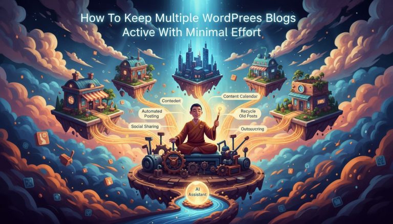 How To Keep Multiple WordPress Blogs Active With Minimal Effort