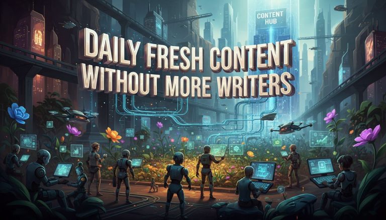 Daily Fresh Content Without More Writers