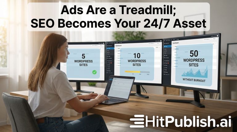 Ads Are a Treadmill; SEO Becomes Your 24/7 Asset