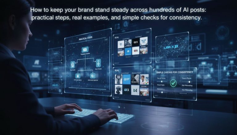 Steady Brand Across AI Posts: Practical Steps, Real Examples, Simple Consistency Checks