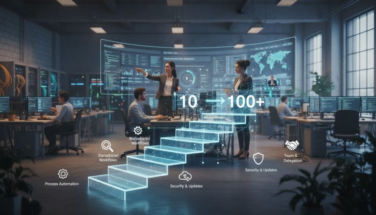 ¿Cómo Escalar de 10 a 100+ Sitios WordPress Sin Perder Calidad ni Velocidad?