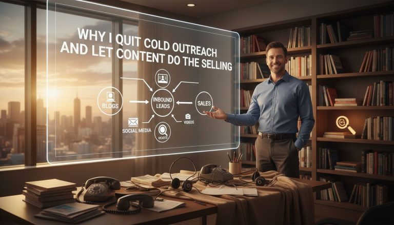 Why I Quit Cold Outreach and Let Content Do the Selling