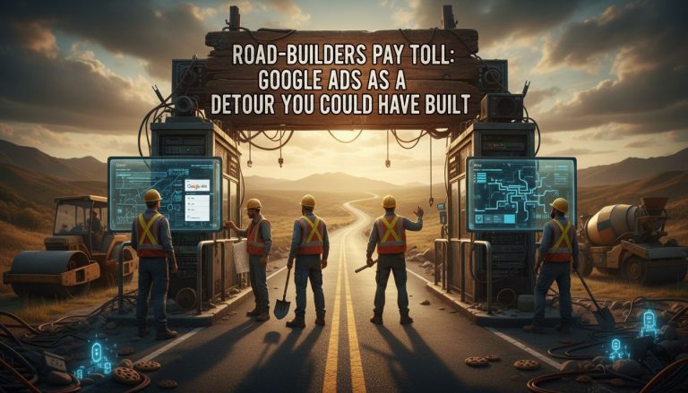 Road-Builders Pay Toll: Google Ads as a Detour You Could Have Built