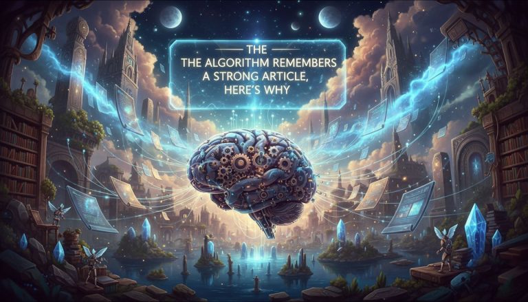 The Algorithm Remembers a Strong Article, Here’s Why