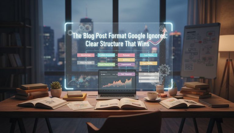 The Blog Post Format Google Ignores: Clear Structure That Wins