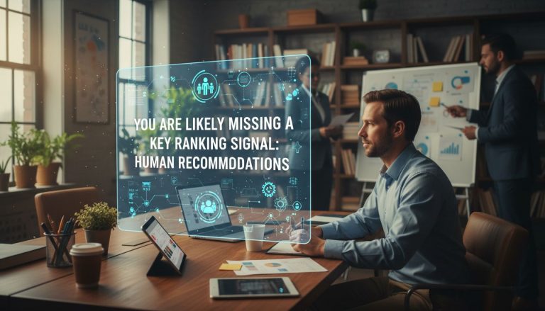 You Are Likely Missing a Key Ranking Signal: Human Recommendations