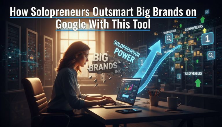 How Solopreneurs Outsmart Big Brands on Google With This Tool