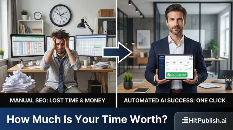 How Much Is Your Time Worth? Master Your SEO Time With HitPublish.ai