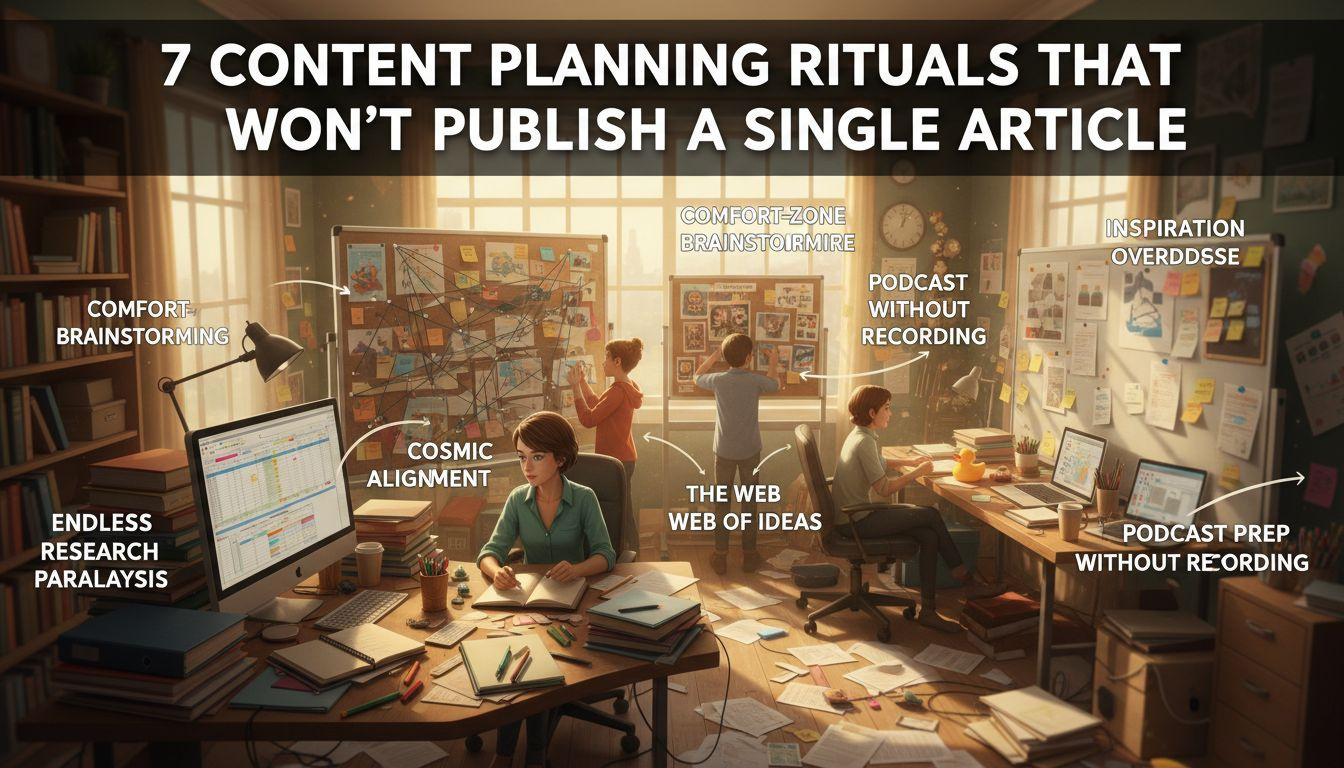 Professional content planning rituals focusing on SEO-ready client publishing workflow