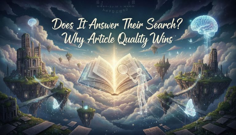 Clear, helpful article showing a reader searching and comparing quality versus process